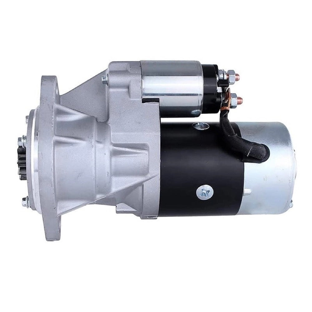 12V 9T Starter Motor YM123900-77010 suitable for Komatsu Skid Steer Loader CK20 CK25 SK1026 SK1020 Excavator PC75R PC95R PC110R